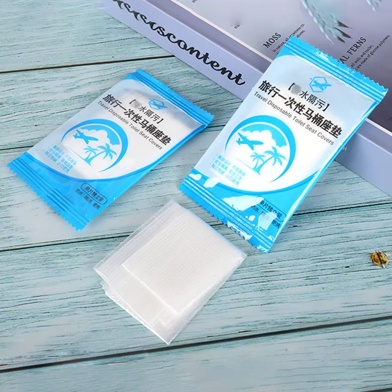 Premium Disposable Toilet Seat Cover – Waterproof & Non-Slip (50-Pack)