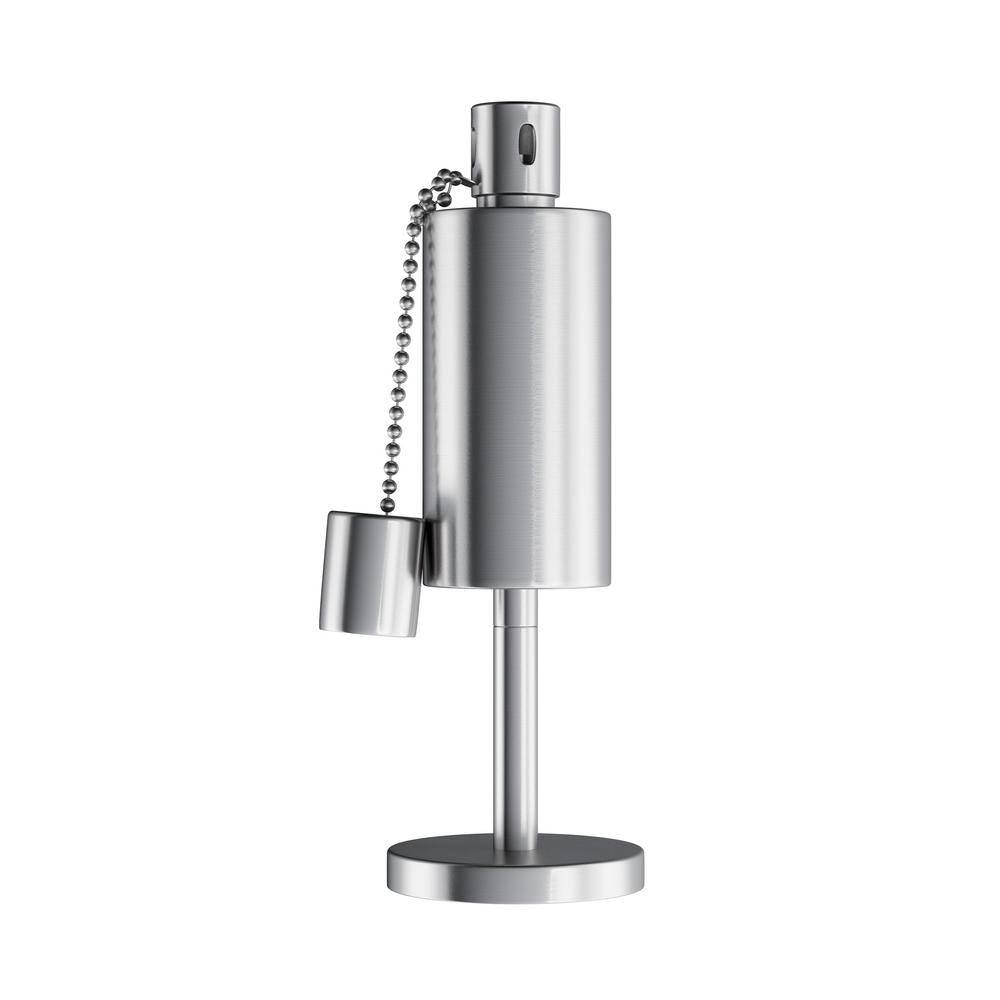 10.5 in. Stainless Steel Tabletop Torch Lamp