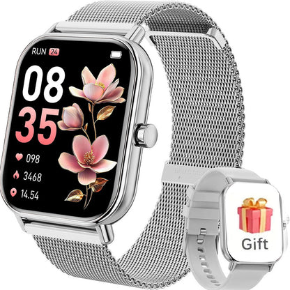 Smart Fitness Watch with Call & Message Alerts, Health Monitoring and Activity Tracking