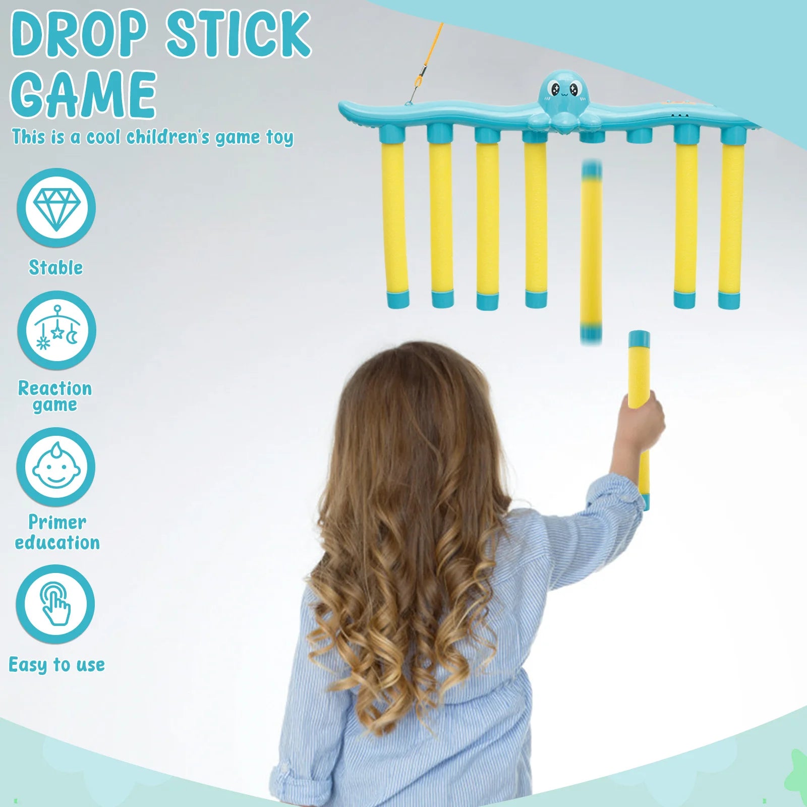 Falling Sticks Game – Kids’ Hand-Eye Coordination & Reaction Training Toy