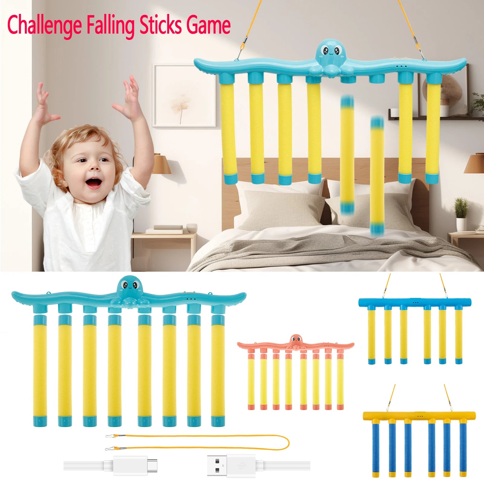 Falling Sticks Game – Kids’ Hand-Eye Coordination & Reaction Training Toy