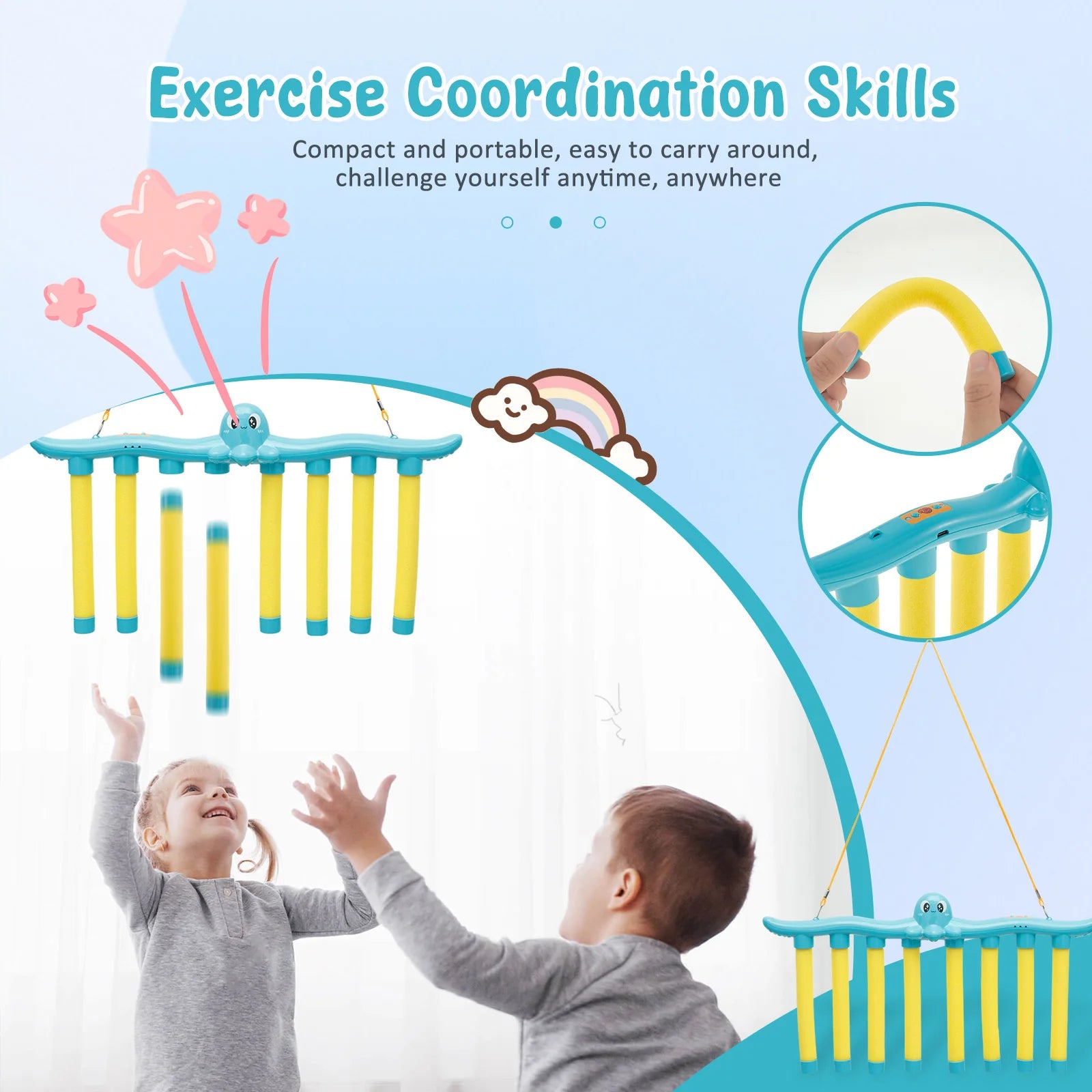 Falling Sticks Game – Kids’ Hand-Eye Coordination & Reaction Training Toy