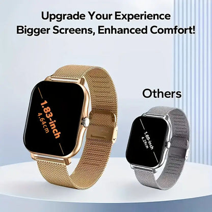 Smart Fitness Watch with Call & Message Alerts, Health Monitoring and Activity Tracking