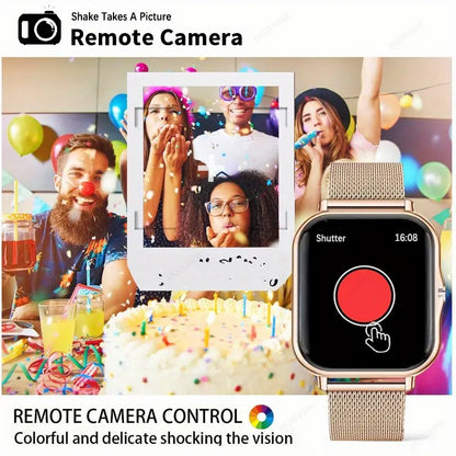 Smart Fitness Watch with Call & Message Alerts, Health Monitoring and Activity Tracking